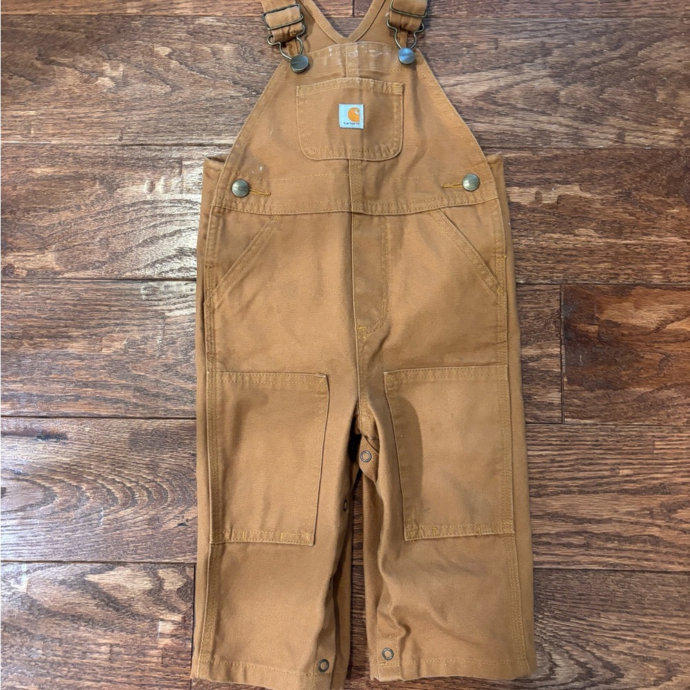 Carhartt Tan Overalls for baby